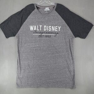 Walt Disney Imagineering‎ Member Exclusive Shirt Black Gray Studio 2XL Raglan